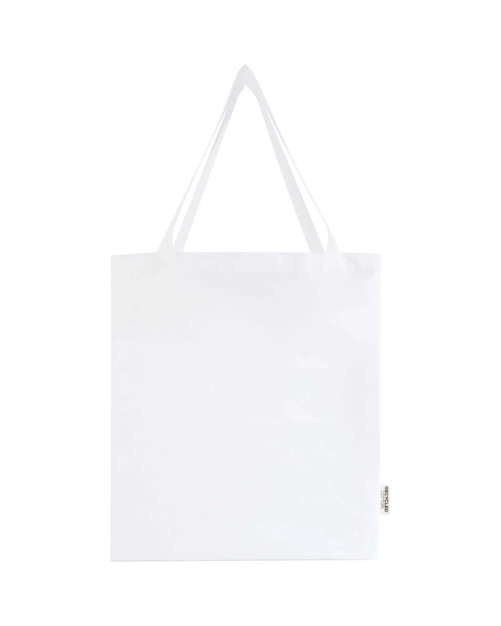 Tote bags personnalisable 4DO Sac shopping à soufflets Madras en coton recyclé 140 g/m² certifié GRS