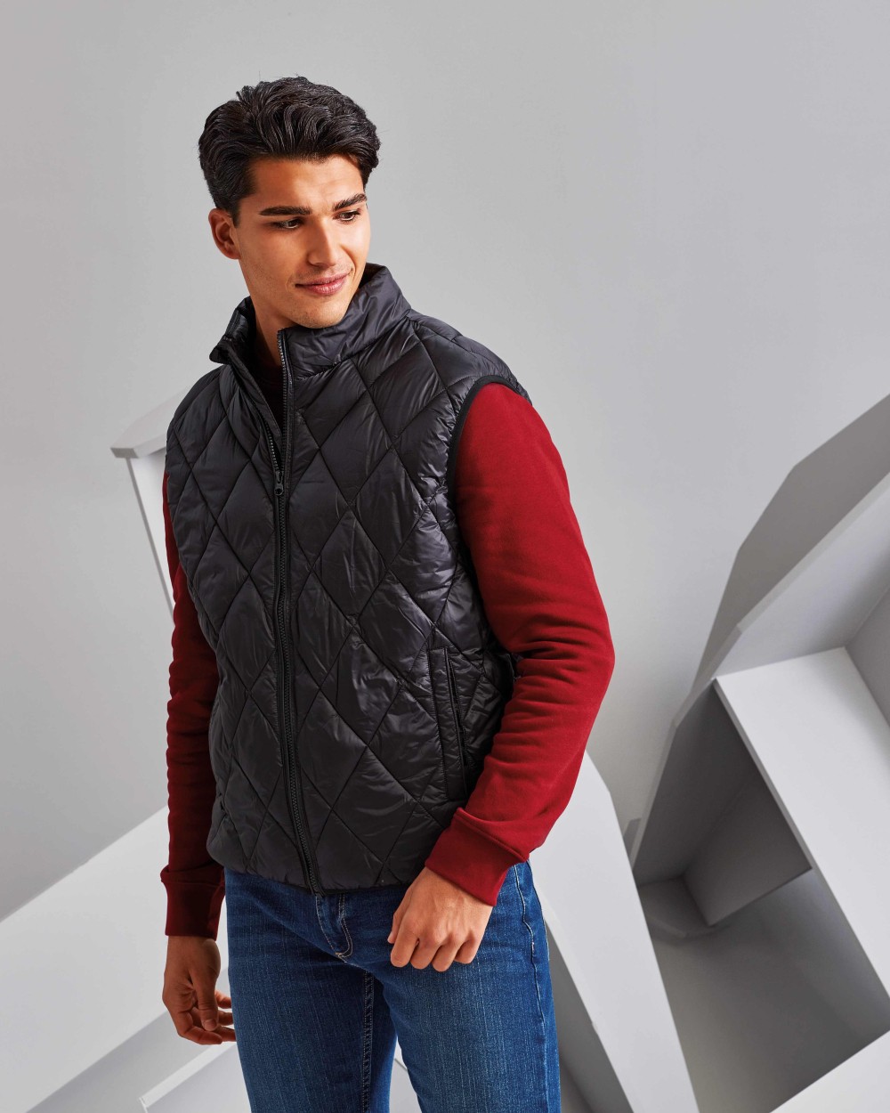 Vestes personnalisable 2786 Gilet matelassé diamant