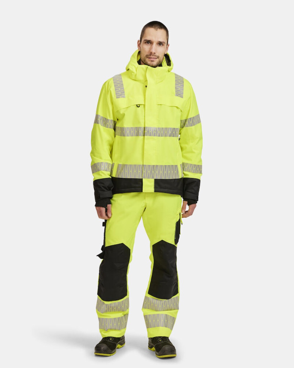 JOBMAN 2235 Winterhose Hi-Vis Hosen personalisierbar