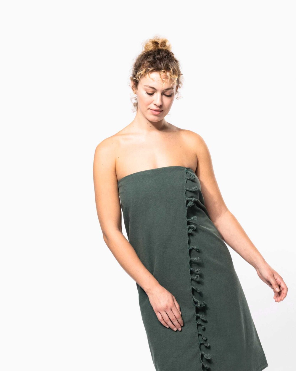 Bad artikelen KARIBAN Vintage fouta voor bedrukking &amp; borduring