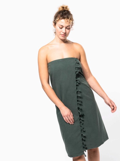 Produits éponges à personnaliser KARIBAN Fouta vintage 