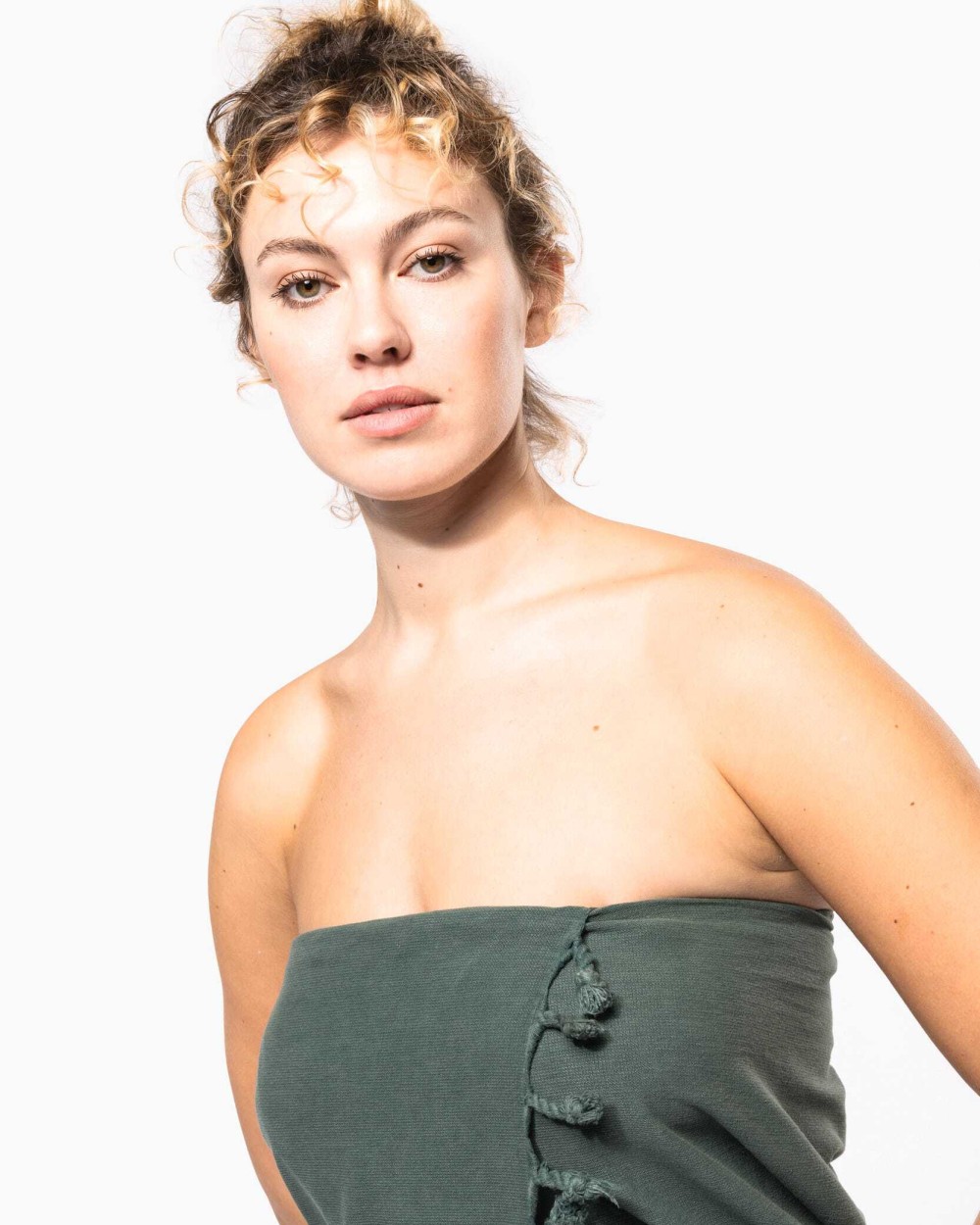 Bad artikelen KARIBAN Vintage fouta voor bedrukking &amp; borduring