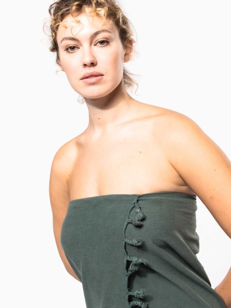 Produits éponges à personnaliser KARIBAN Fouta vintage 