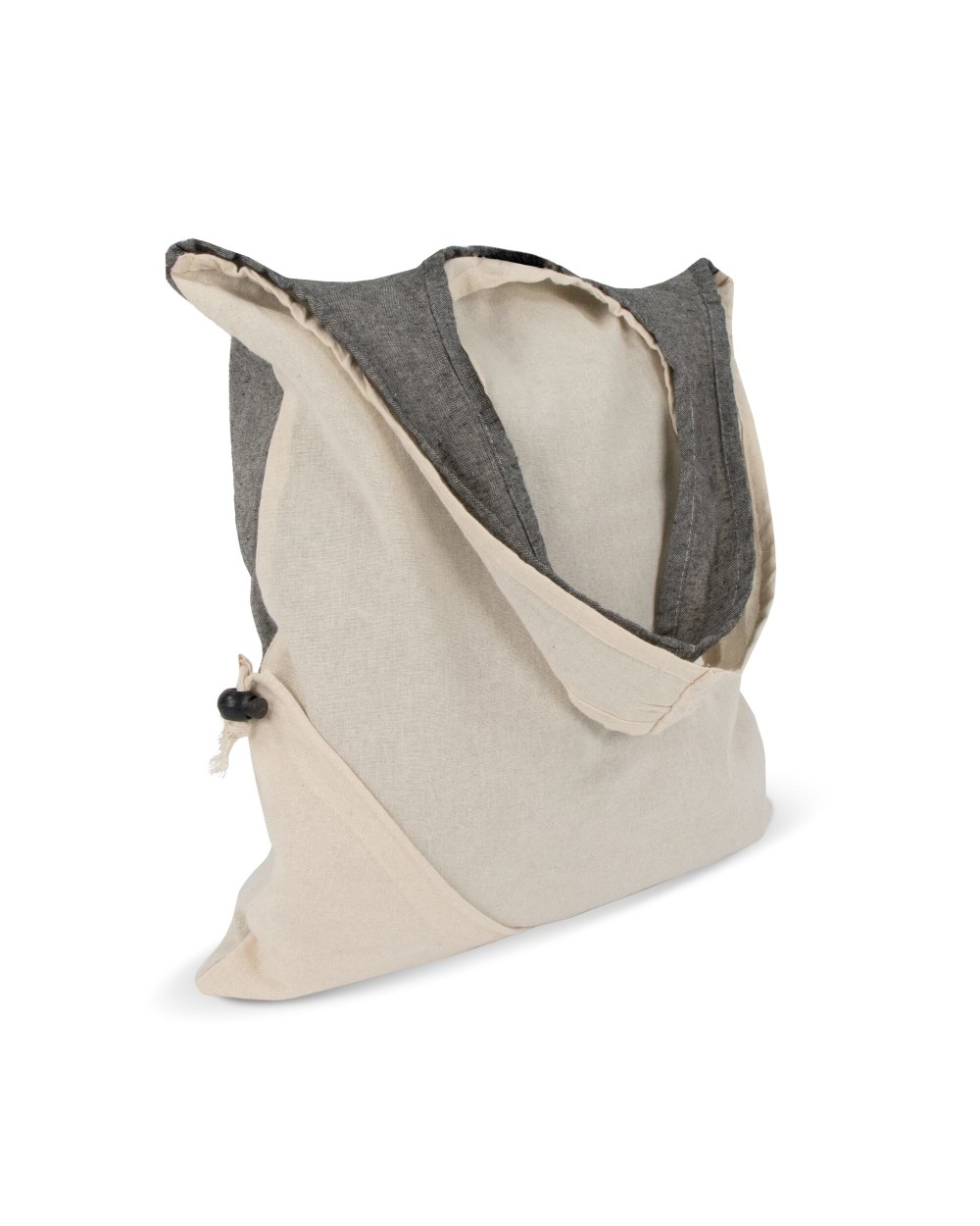 4DO Einkaufstasche Recycelte Baumwolle OEKO-TEX® 140g/m² 38x42cm Taschen personalisierbar