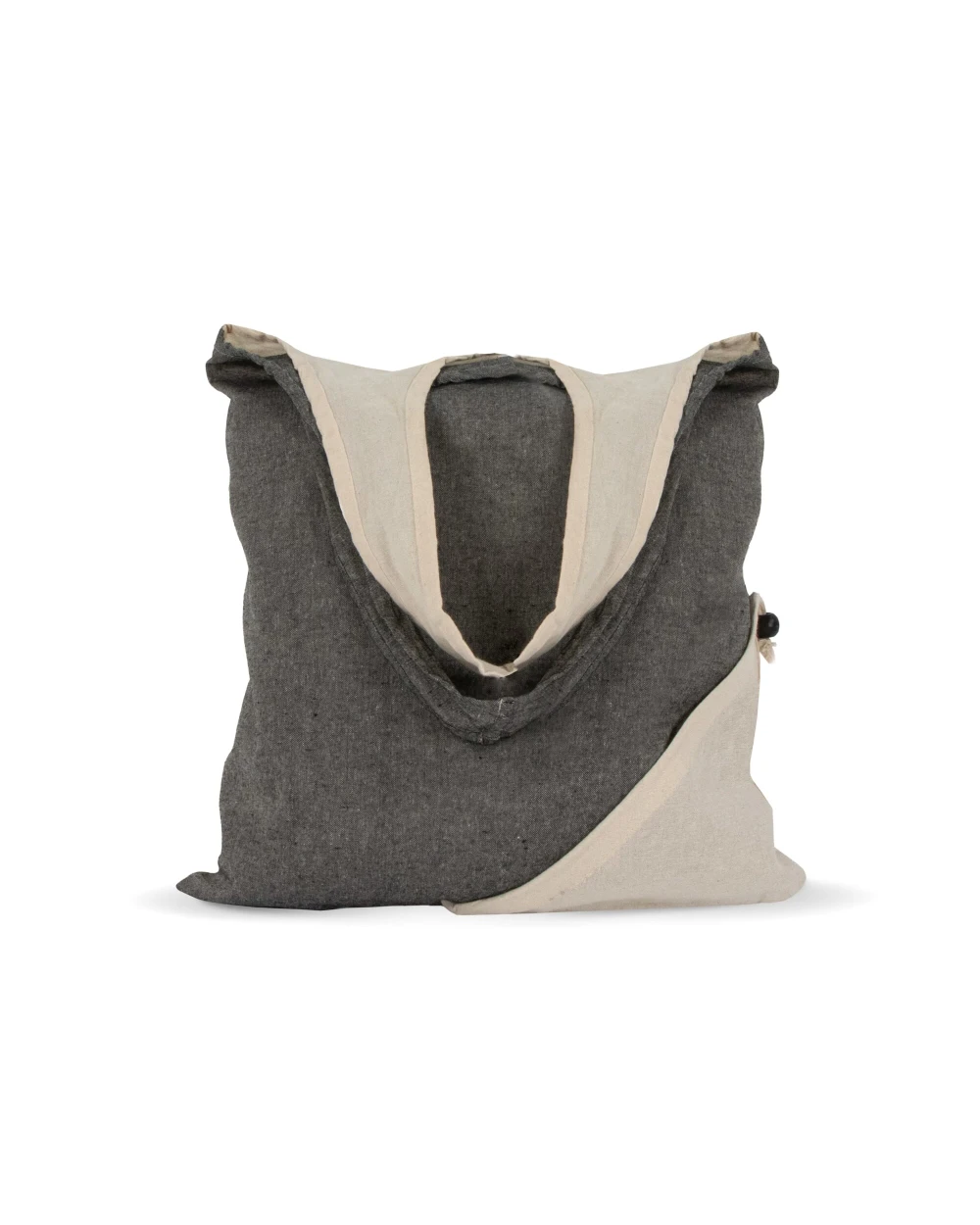 Tassen & Zakken 4DO Boodschappentas Gerecycled katoen OEKO-TEX® 140g/m² 38x42cm voor bedrukking &amp; borduring