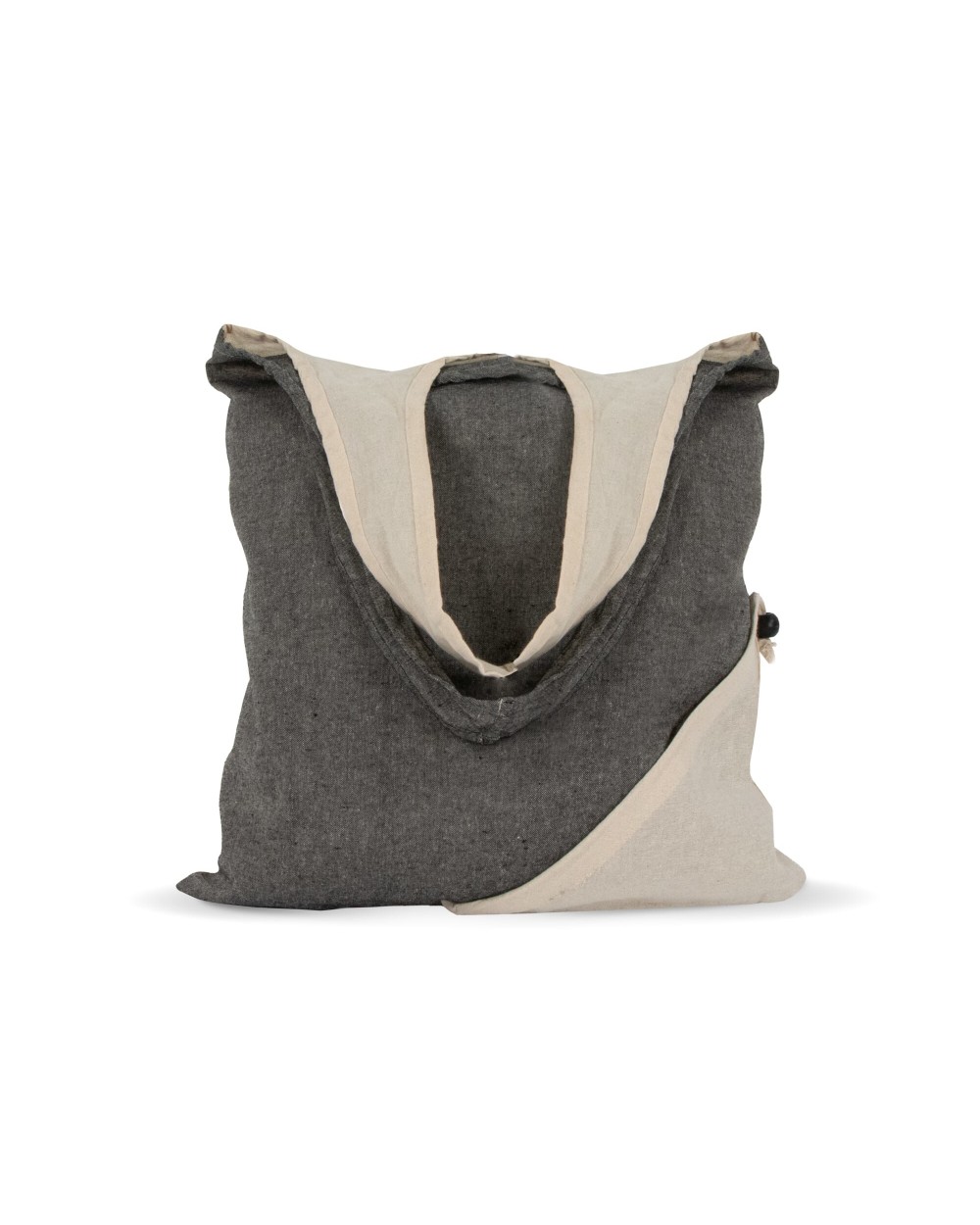 4DO Einkaufstasche Recycelte Baumwolle OEKO-TEX® 140g/m² 38x42cm Taschen personalisierbar