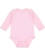 Baby artikelen RABBIT SKINS Infant Fine Jersey Long Sleeve Bodysuit voor bedrukking &amp; borduring