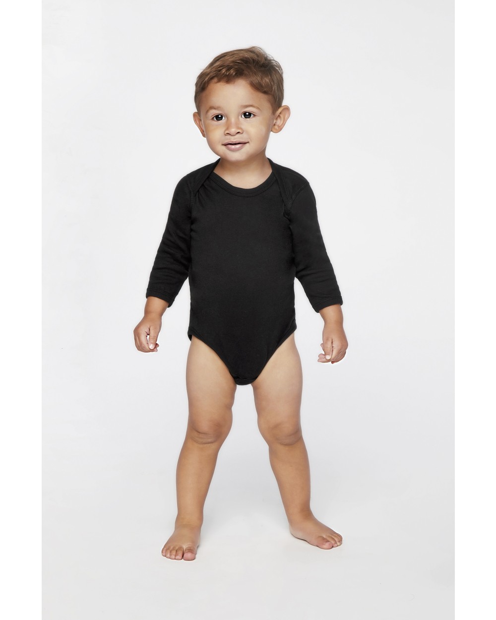 Baby artikelen RABBIT SKINS Infant Fine Jersey Long Sleeve Bodysuit voor bedrukking &amp; borduring