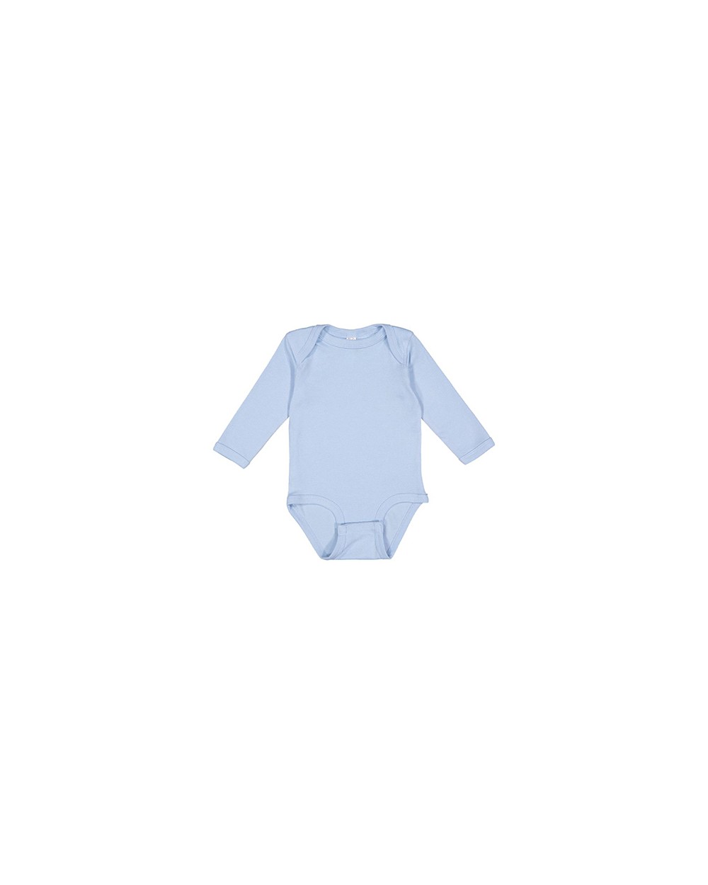 Baby artikelen RABBIT SKINS Infant Fine Jersey Long Sleeve Bodysuit voor bedrukking &amp; borduring