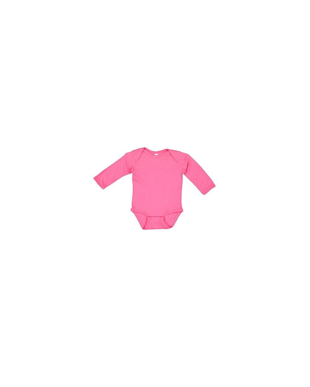 Baby artikelen RABBIT SKINS Infant Fine Jersey Long Sleeve Bodysuit voor bedrukking &amp; borduring