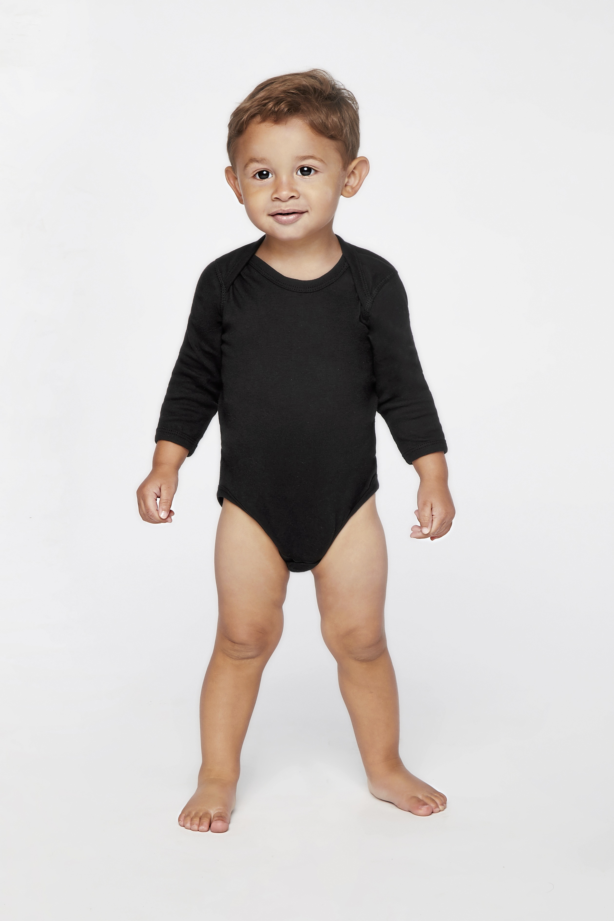 Articles bébés personnalisable RABBIT SKINS Infant Fine Jersey Long Sleeve Bodysuit