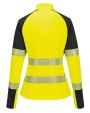 PORTWEST Women’s PW3 Hi-vis ¼-zip sweatshirt (T173) Sweatshirts personalisierbar