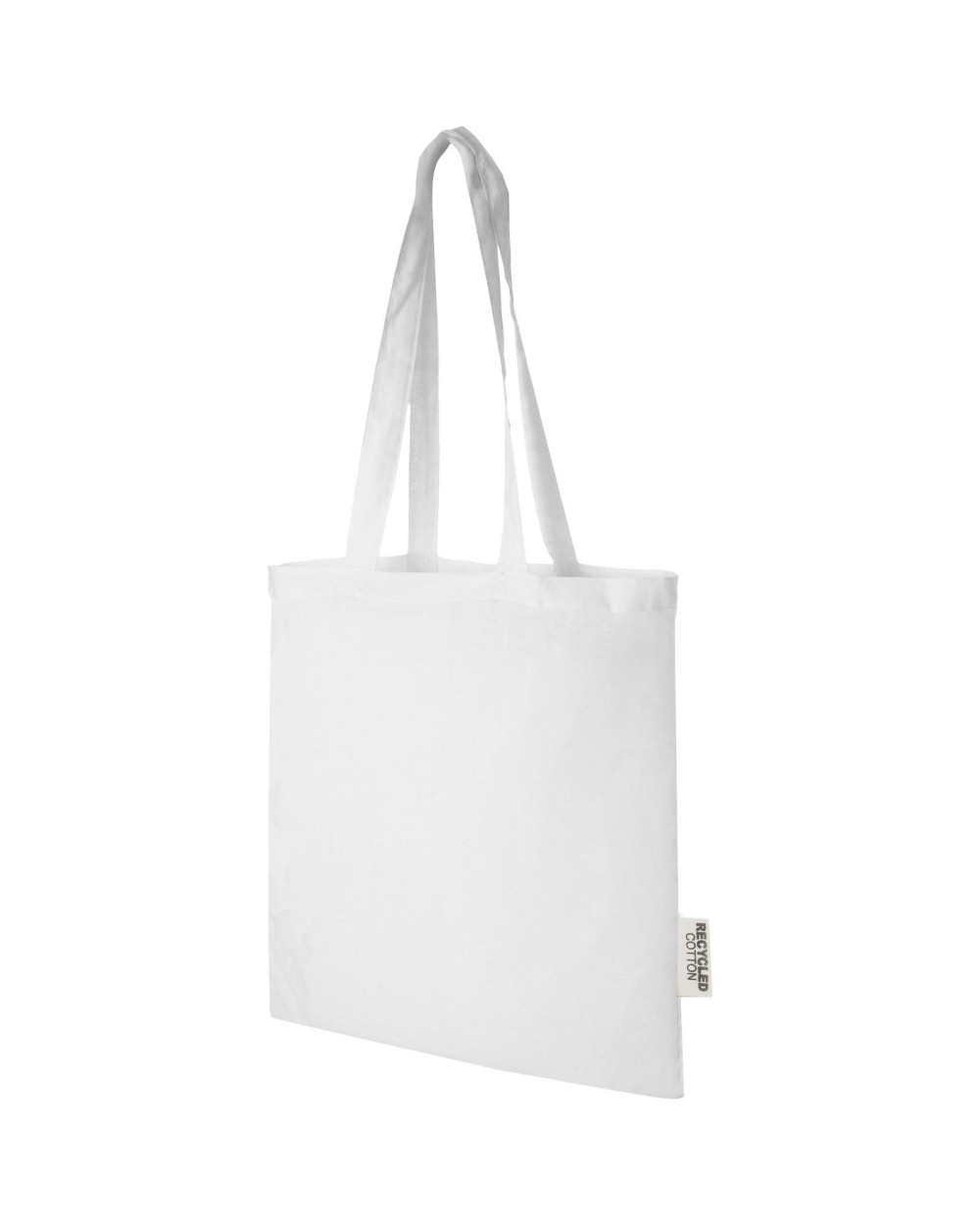 Tote bags 4DO Madras 140 g/m2 draagtas van GRS gerecycled katoen 7 l voor bedrukking &amp; borduring