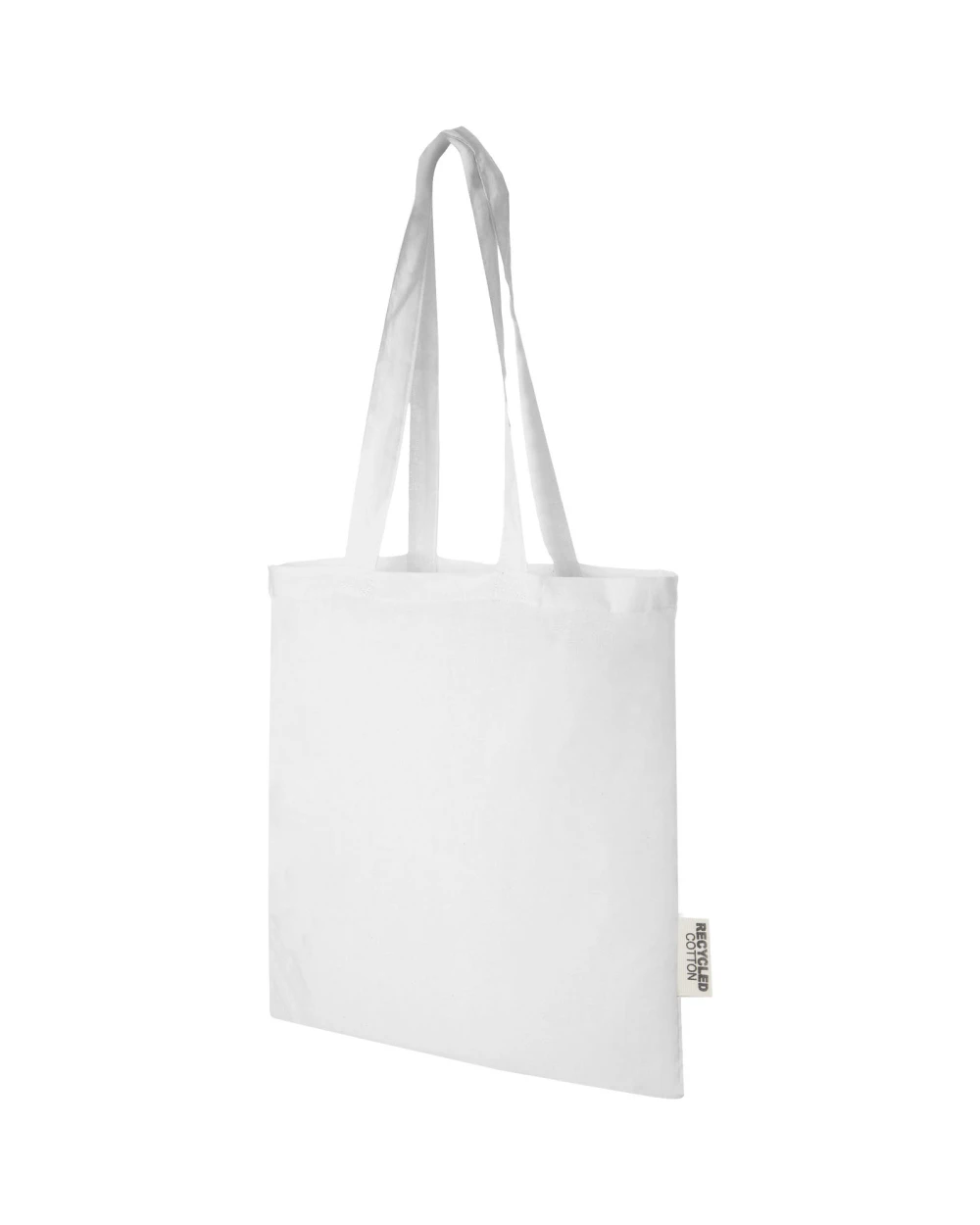 4DO Madras 140 g/m² Baumwoll Tragetasche aus GRS recycelter Baumwolle, 7L Tote Bags personalisierbar