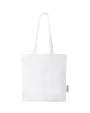 Tote bags 4DO Madras 140 g/m2 draagtas van GRS gerecycled katoen 7 l voor bedrukking &amp; borduring