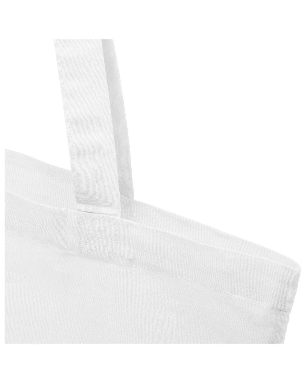 Tote bags 4DO Madras 140 g/m2 draagtas van GRS gerecycled katoen 7 l voor bedrukking &amp; borduring