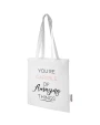 4DO Madras 140 g/m² Baumwoll Tragetasche aus GRS recycelter Baumwolle, 7L Tote Bags personalisierbar