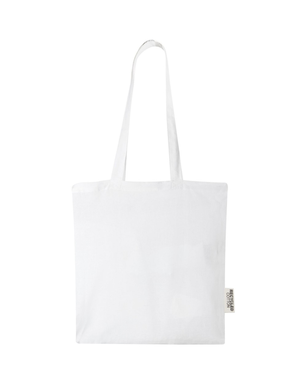 Tote bags 4DO Madras 140 g/m2 draagtas van GRS gerecycled katoen 7 l voor bedrukking &amp; borduring