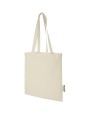 Tote bags 4DO Madras 140 g/m2 draagtas van GRS gerecycled katoen 7 l voor bedrukking &amp; borduring