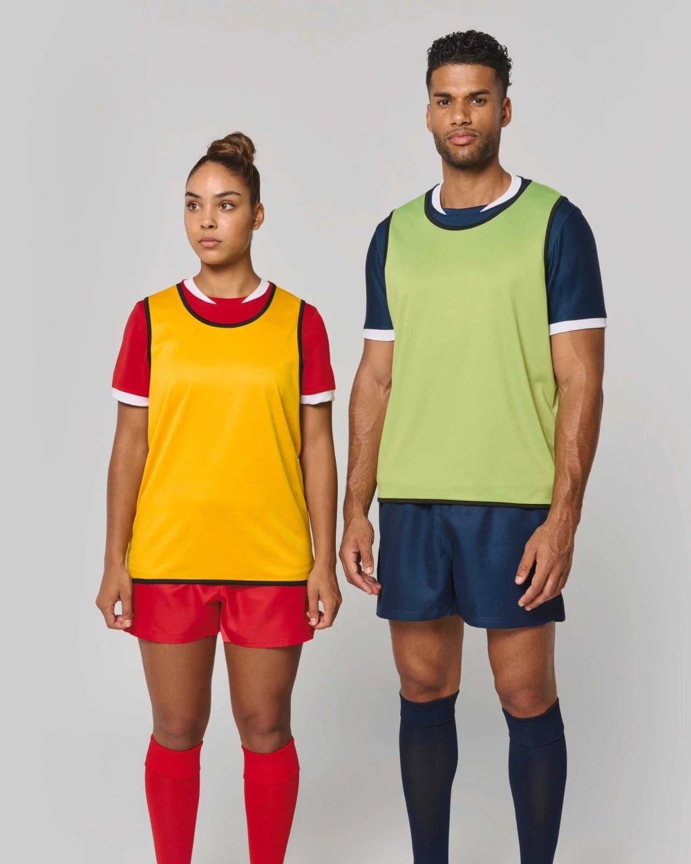 T-shirts PROACT Omkeerbaar trainingshesje voor bedrukking &amp; borduring