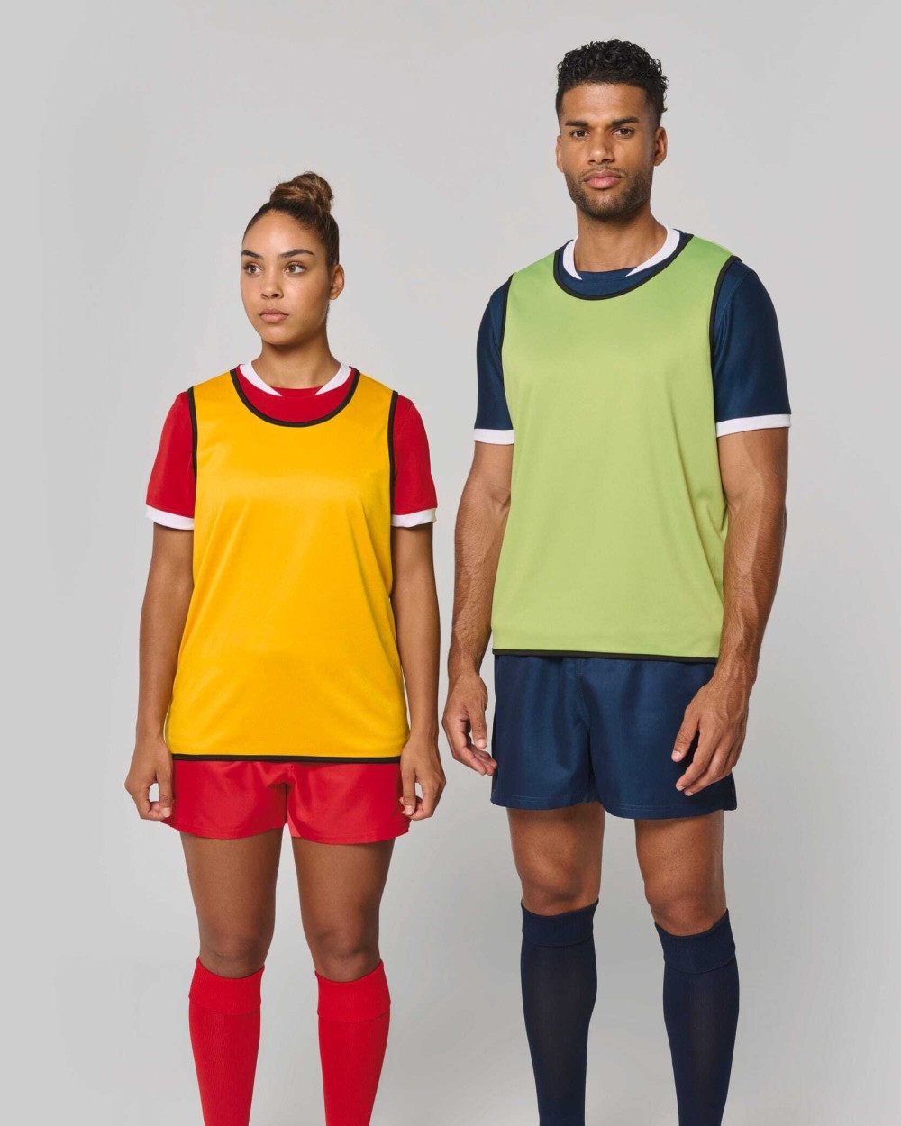 T-shirts PROACT Omkeerbaar trainingshesje voor bedrukking &amp; borduring