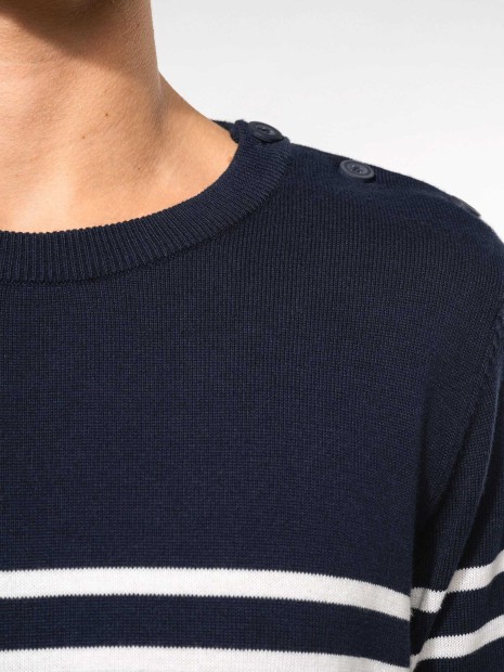 Pulls à personnaliser KARIBAN Pull marin homme 