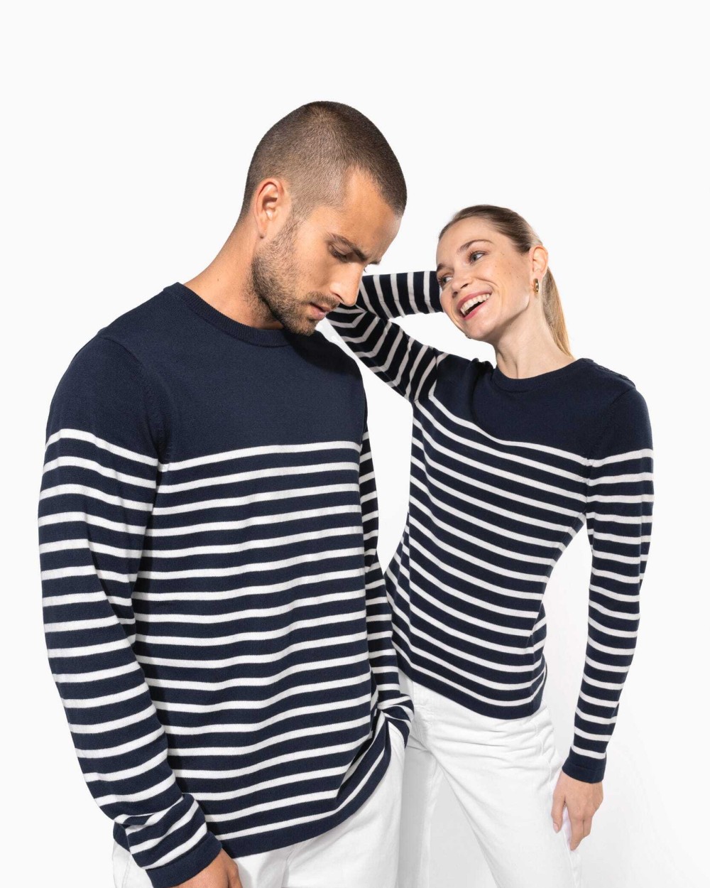 Pulls personnalisable KARIBAN Pull marin homme