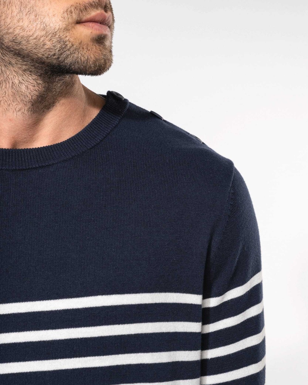 Pulls personnalisable KARIBAN Pull marin homme