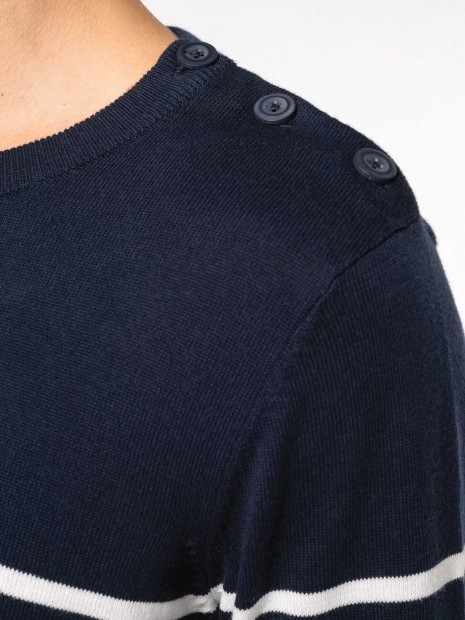 Pulls à personnaliser KARIBAN Pull marin homme 