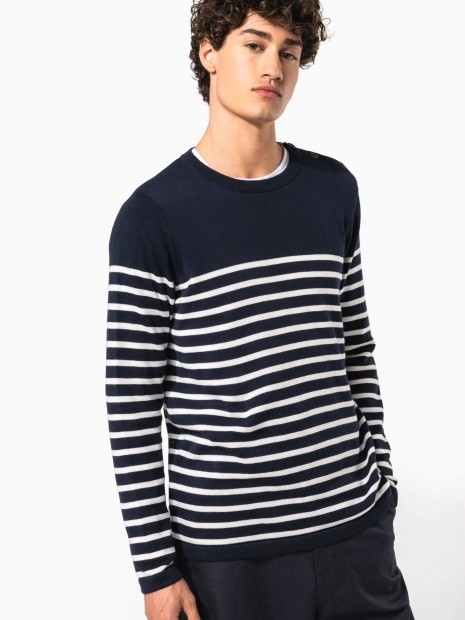 Pulls à personnaliser KARIBAN Pull marin homme 