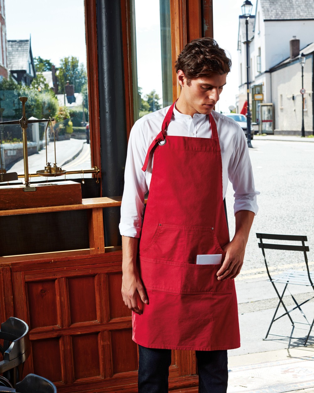 Schorten PREMIER Schort met bovenstuk “Calibre” voor bedrukking &amp; borduring