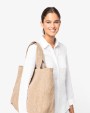 Tote bags personnalisable SPASSO Sac shopping en jute