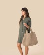 SPASSO Shoppingtasche aus Jute Tote Bags personalisierbar