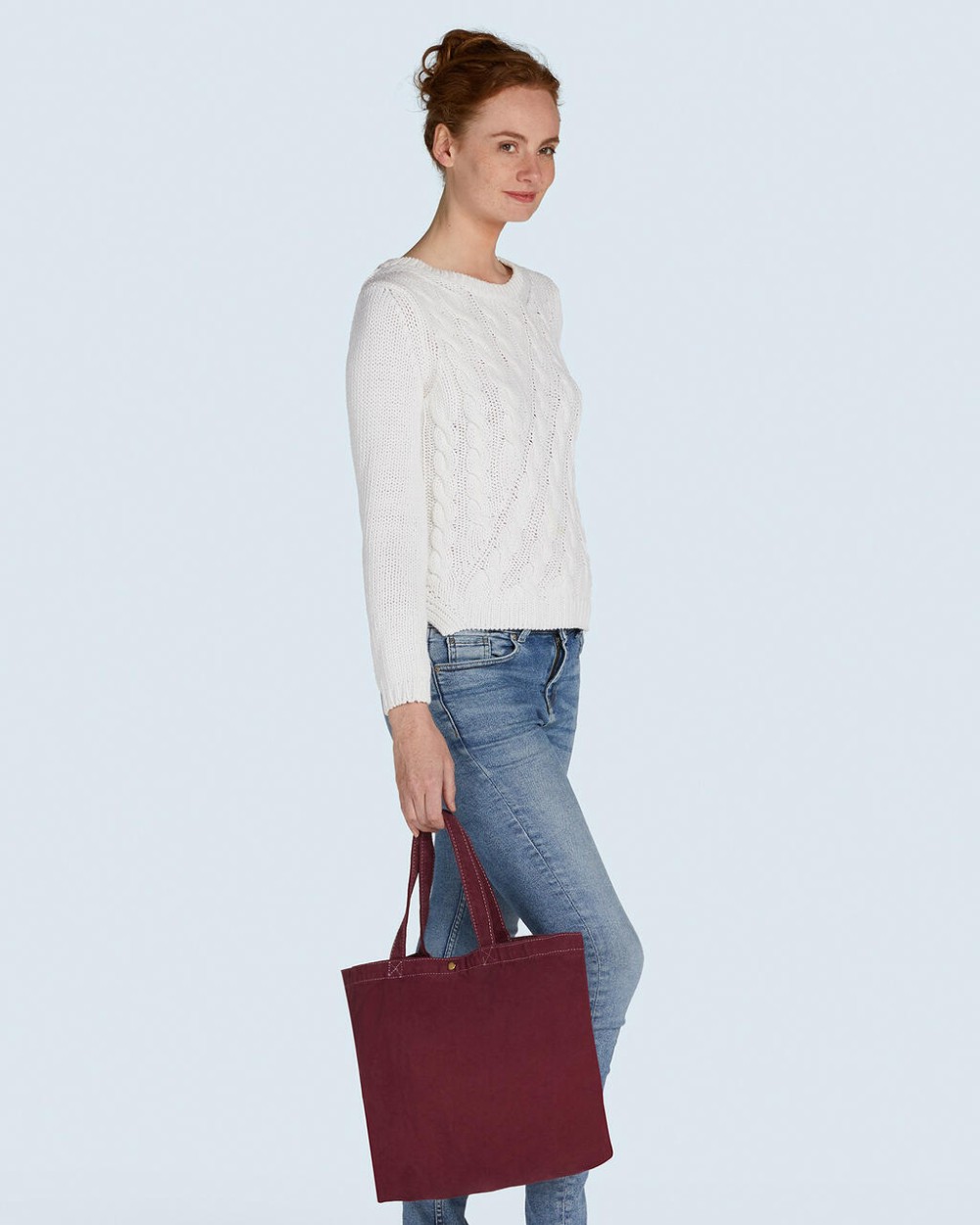 BAGS BY JASSZ Large Canvas Shopper Taschen personalisierbar