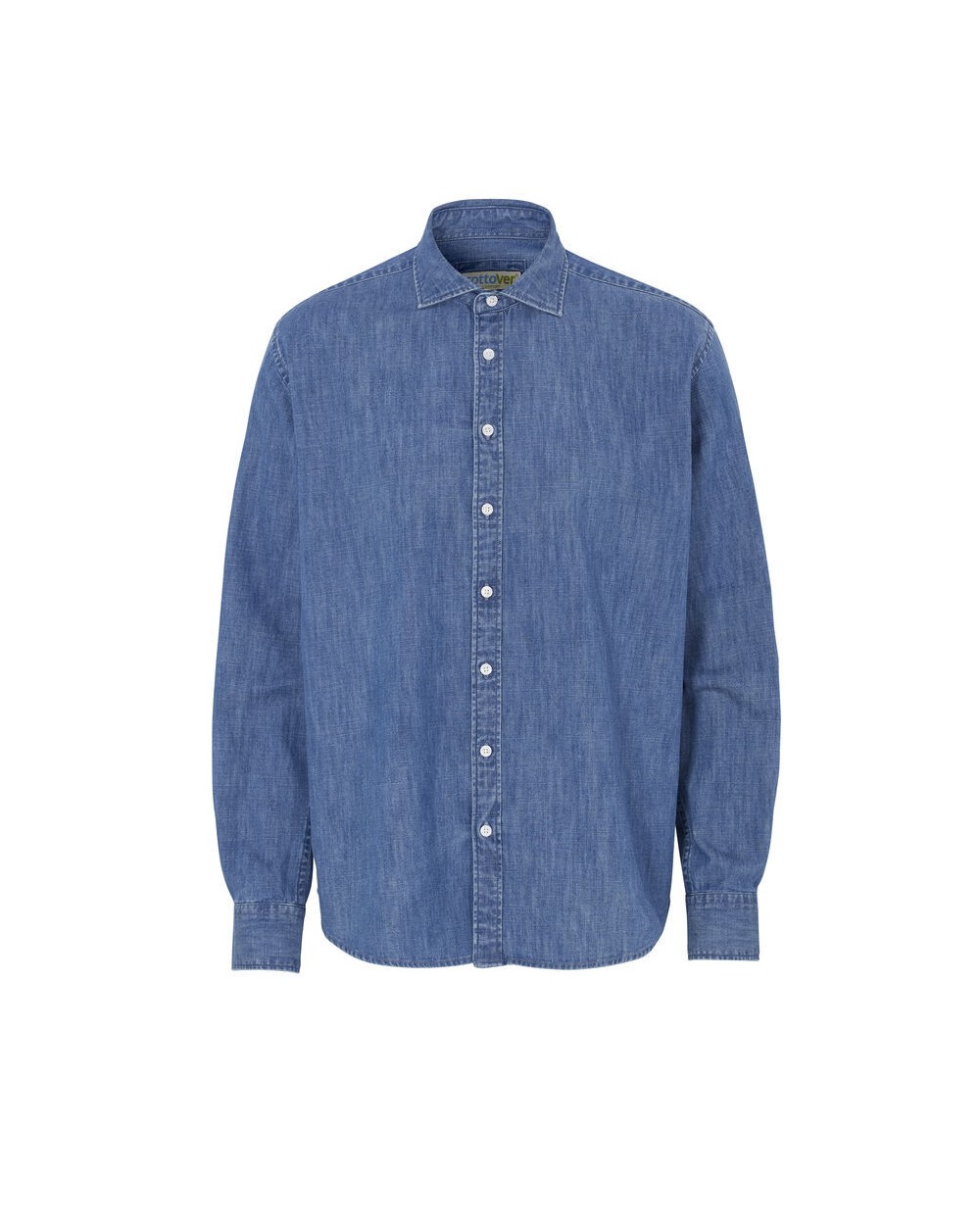 Hemden COTTOVER DENIM SHIRT COMFORT MAN - GOTS GECERTIFICEERD voor bedrukking &amp; borduring