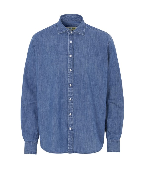Chemises personnalisable COTTOVER CHEMISE DENIM CONFORT HOMME - CERTIFIÉ GOTS