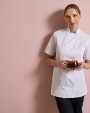 Jassen PREMIER Women's short sleeve chef's jacket voor bedrukking &amp; borduring