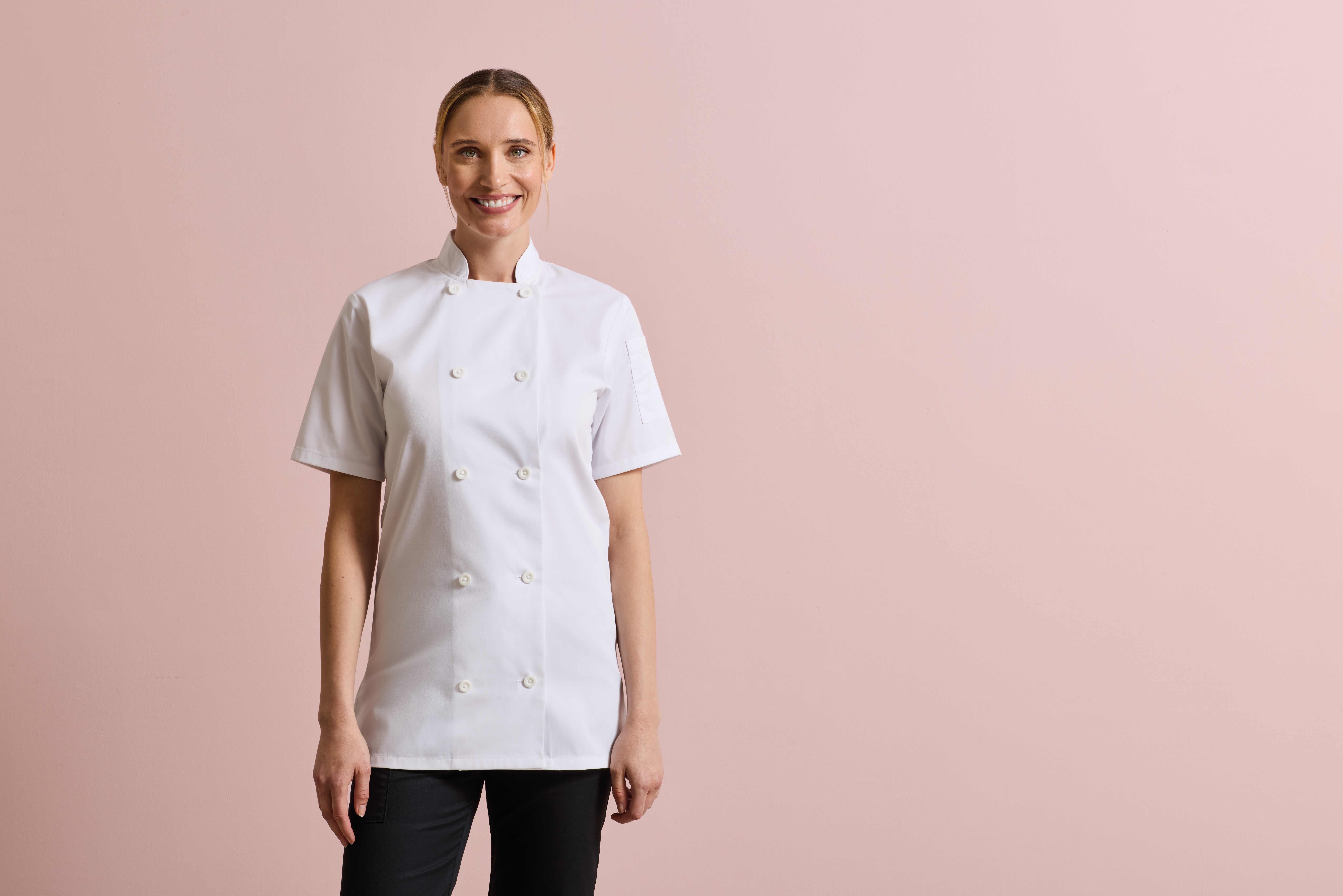 Vestes personnalisable PREMIER Veste de cuisinier à manches courtes Femme