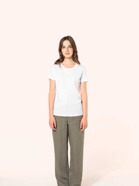 T-Shirts à personnaliser KARIBAN T-shirt Supima® col rond manches courtes femme 