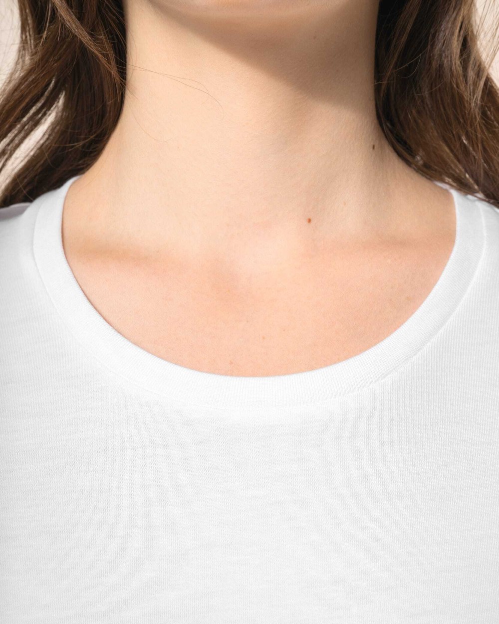 T-shirts KARIBAN Supima® dames-T-shirt ronde hals korte mouwen voor bedrukking &amp; borduring