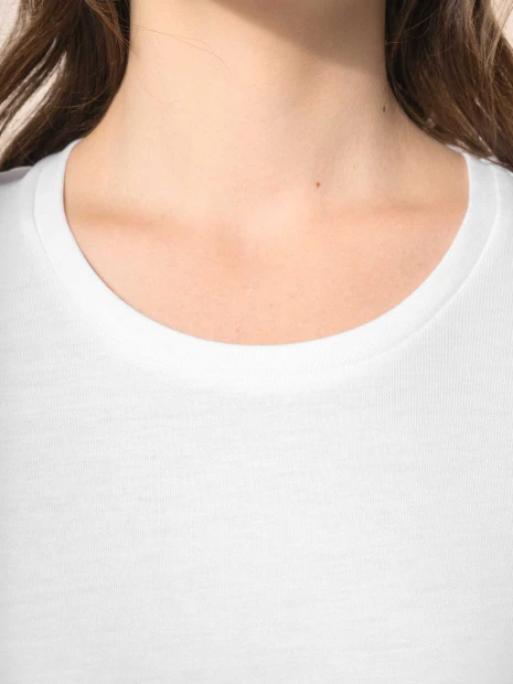 T-Shirts à personnaliser KARIBAN T-shirt Supima® col rond manches courtes femme 