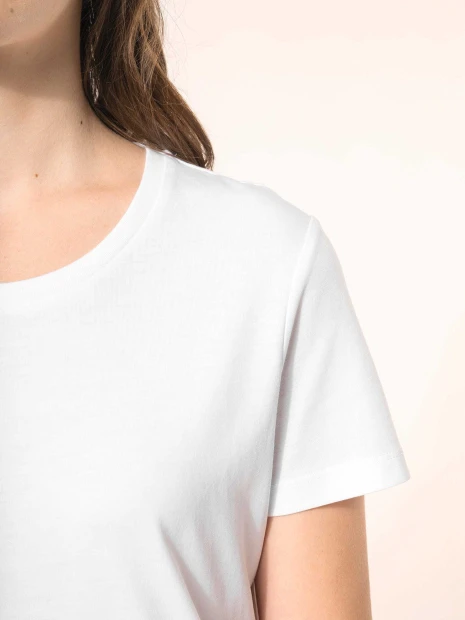 T-Shirts à personnaliser KARIBAN T-shirt Supima® col rond manches courtes femme 
