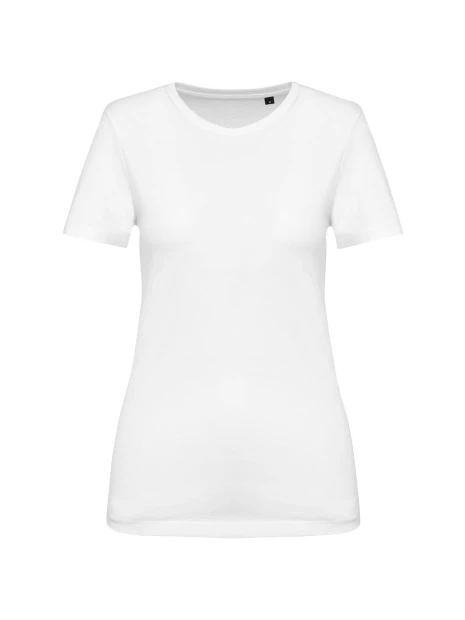 KARIBAN T-shirt Supima® col rond manches courtes femme /api/colors/7a92cd2d-10d2-40b4-928b-296bb7487506 personnalisable