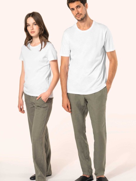 T-Shirts à personnaliser KARIBAN T-shirt Supima® col rond manches courtes femme 