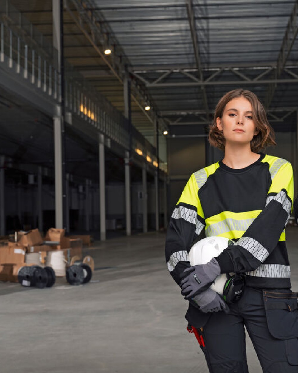 Sweaters & hoodies JOBMAN 5224 Sweatshirt Hi-Vis voor bedrukking &amp; borduring