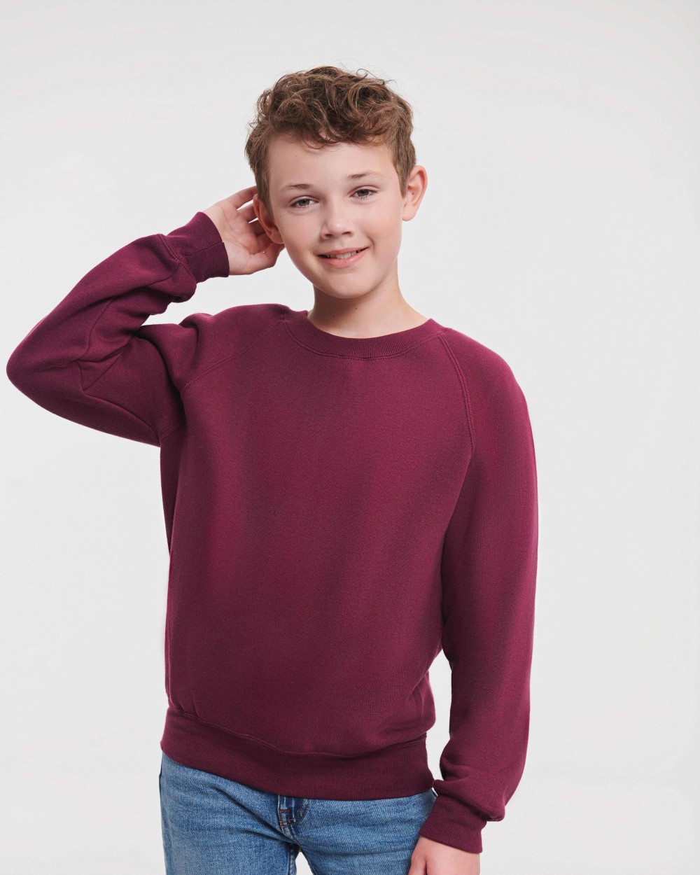 Sweaters & hoodies RUSSELL Kids raglan sleeve sweatshirt voor bedrukking &amp; borduring