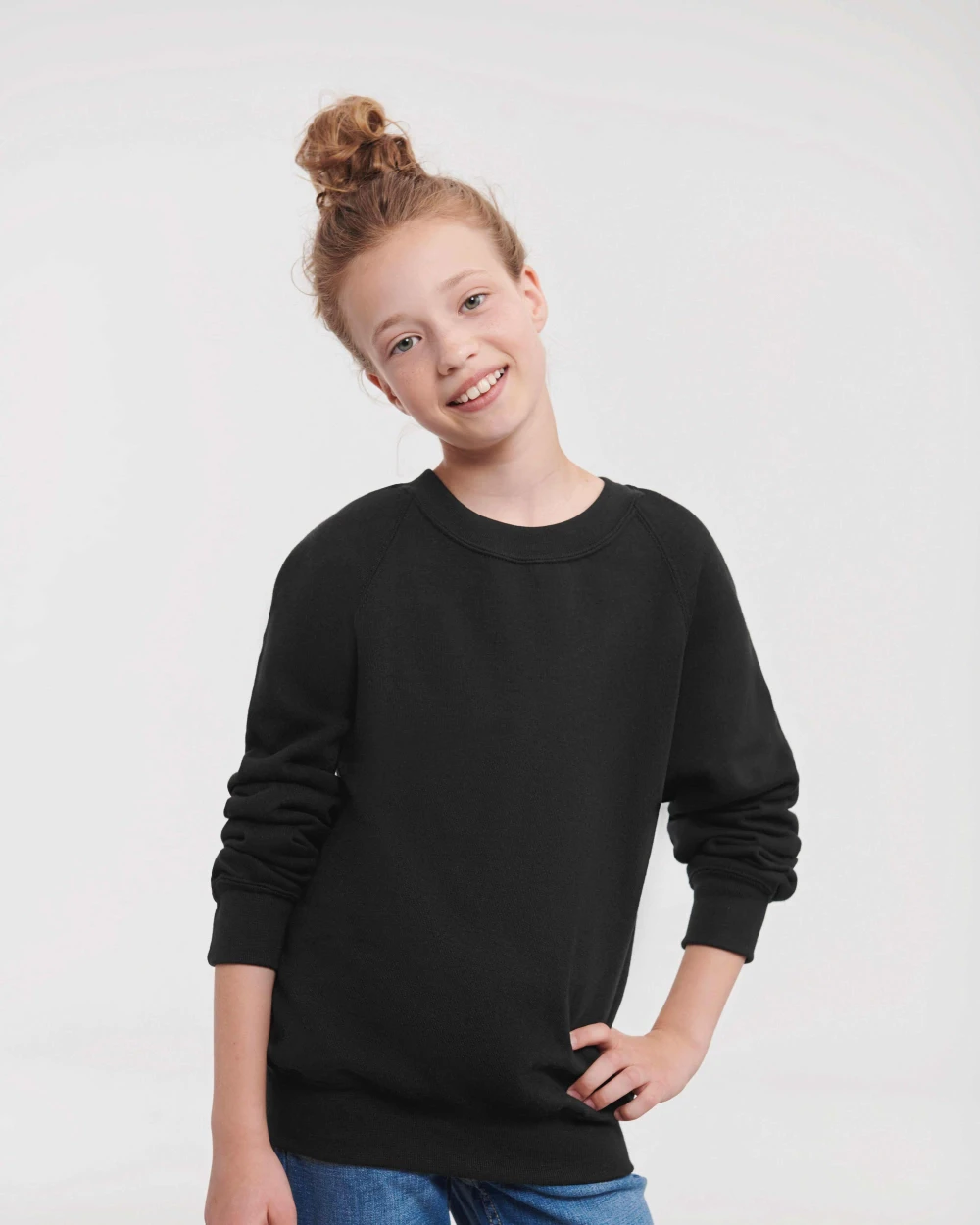 RUSSELL Kids raglan sleeve sweatshirt Sweatshirts personalisierbar