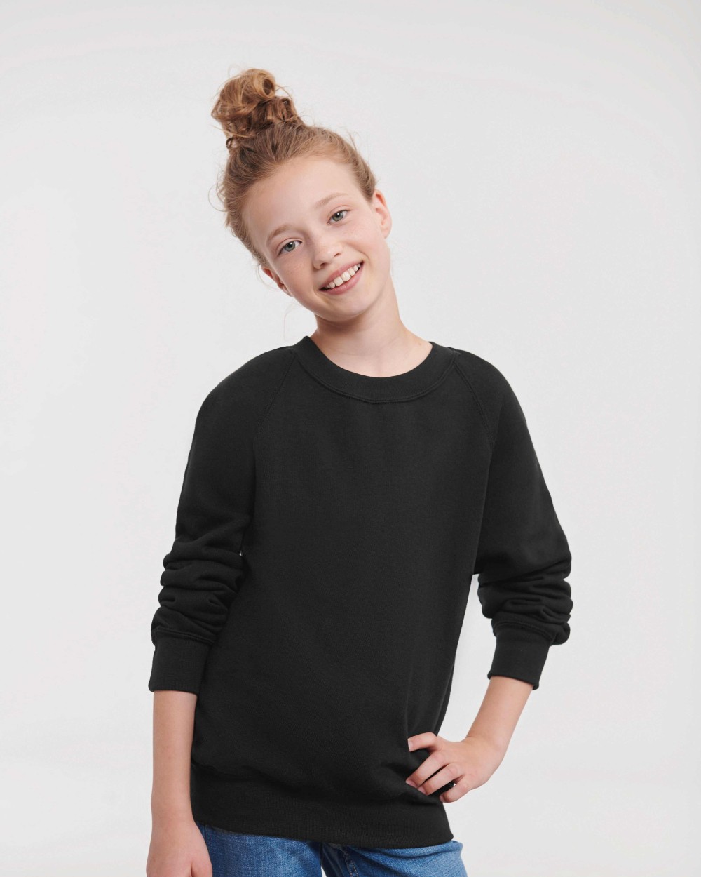 RUSSELL Kids raglan sleeve sweatshirt Sweatshirts personalisierbar