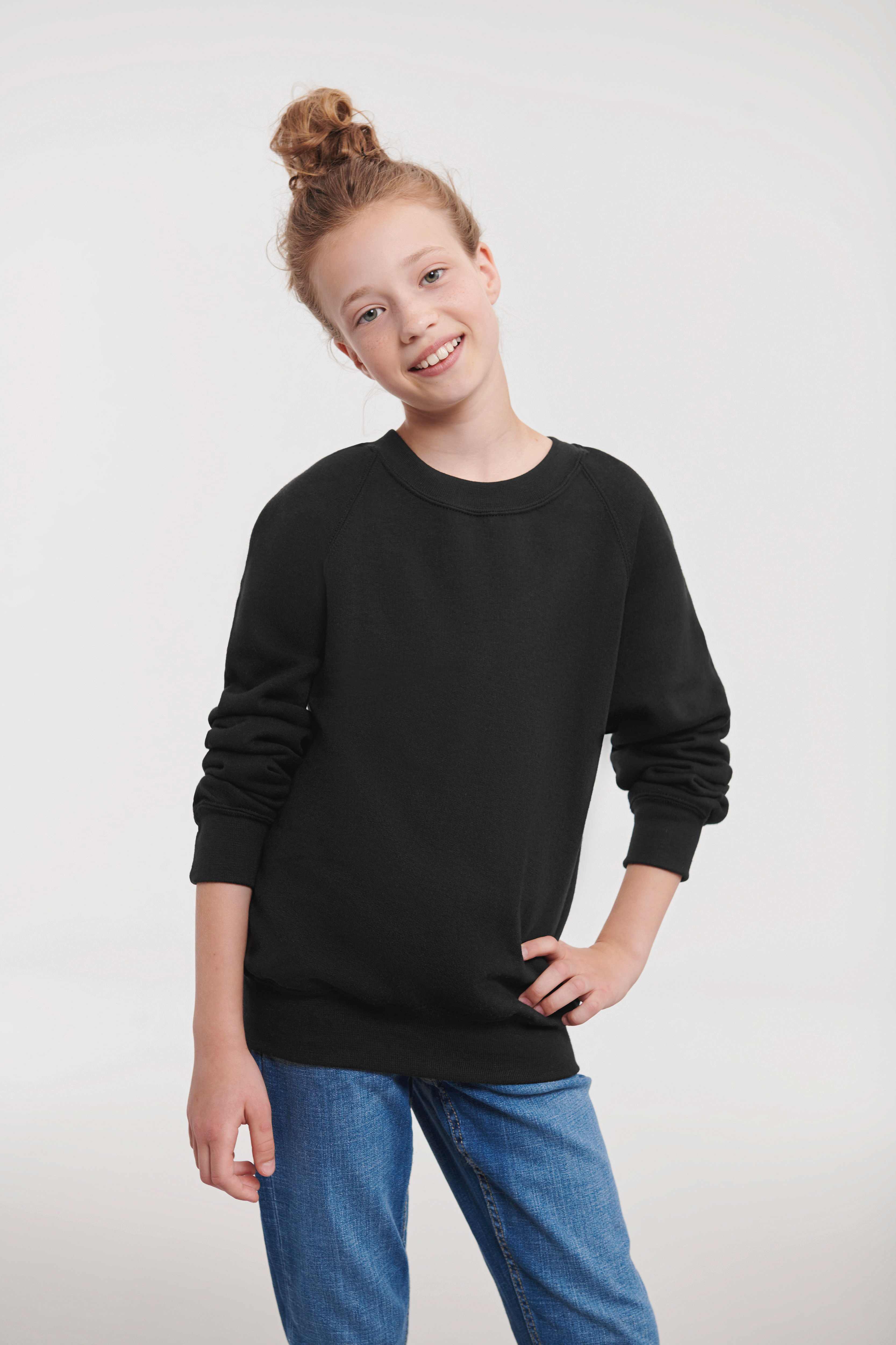 Sweaters & hoodies RUSSELL Kids raglan sleeve sweatshirt voor bedrukking &amp; borduring