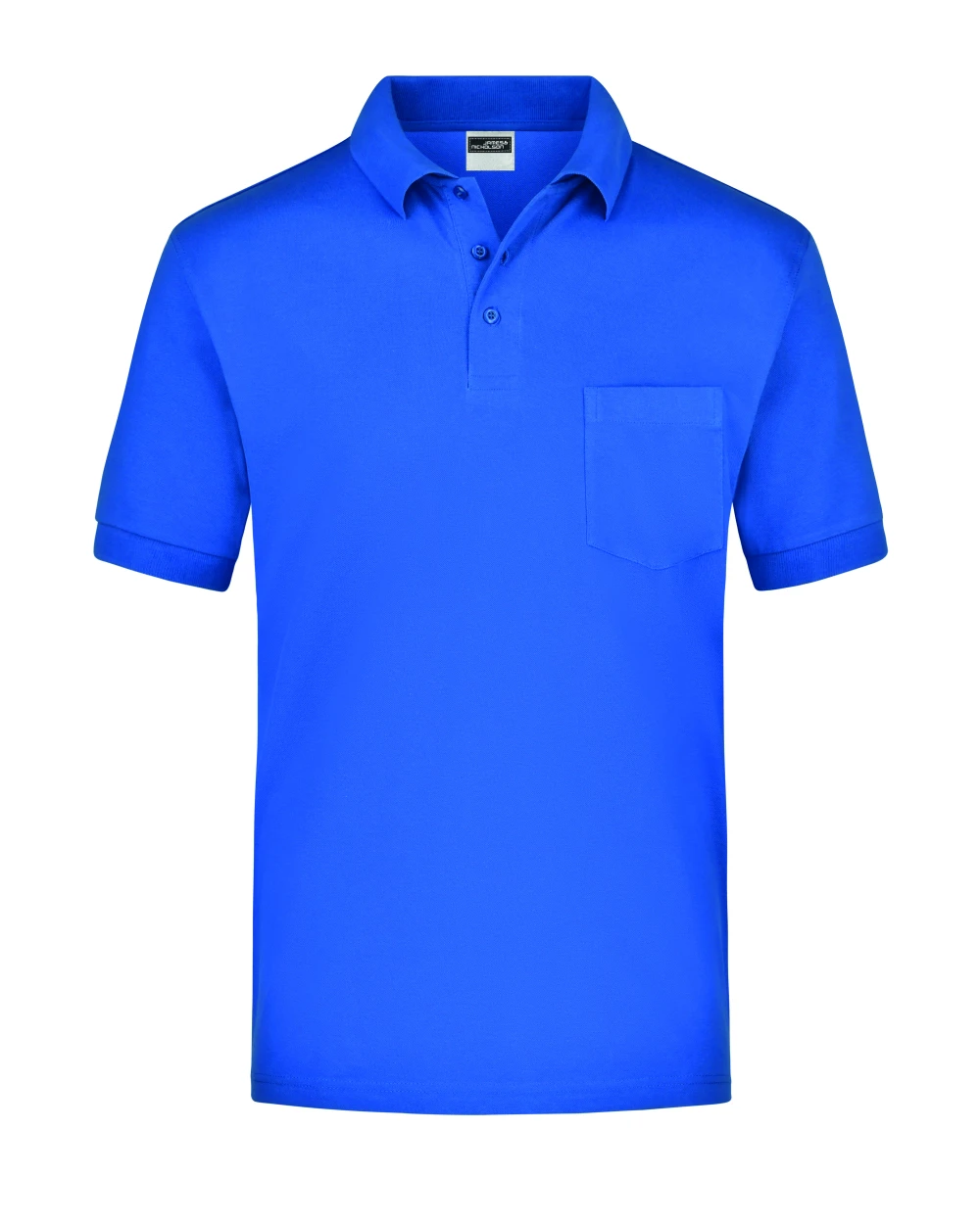 JAMES & NICHOLSON Polo-Piqué Pocket Poloshirts personalisierbar